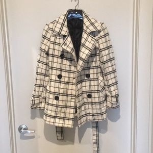 Double breasted pea coat